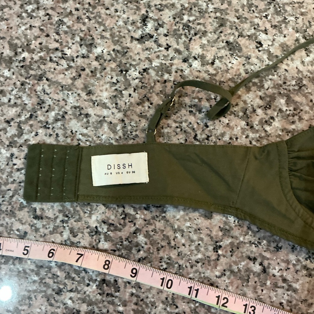 Dissh Olive Green Bralette
